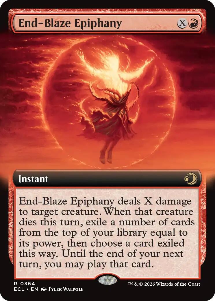 End-Blaze Epiphany (Extended Art) (364) (Lorwyn Eclipsed)