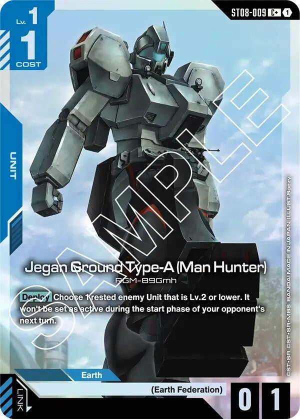 Image for Jegan Ground Type-A (Man Hunter) (C+) (ST08-009) (Starter Deck 08: Flash of Radiance) (ST08) - Gundam Card Game