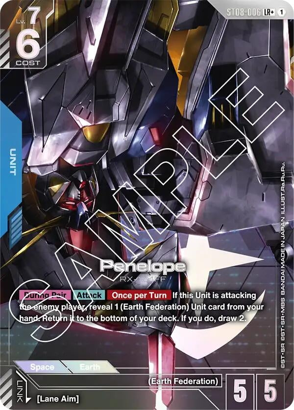 Image for Penelope (LR+) (ST08-006) (Starter Deck 08: Flash of Radiance) (ST08) - Gundam Card Game
