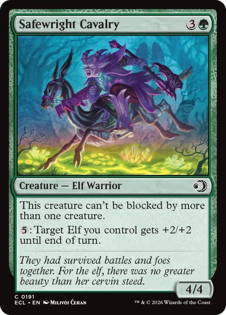 Safewright Cavalry (191) (Lorwyn Eclipsed)
