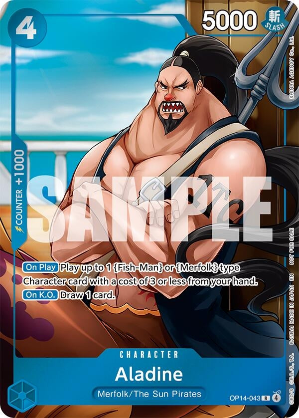 Aladine (Dash Pack) (OP14-043) (The Azure Sea's Seven)