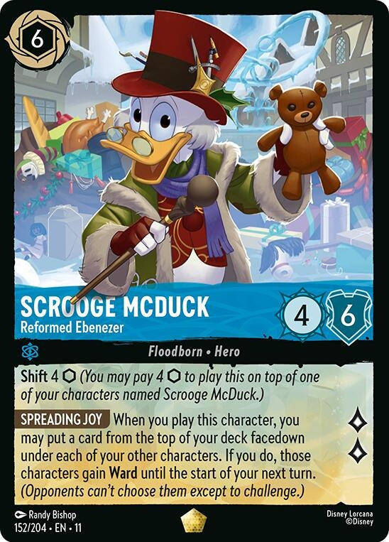 Image for Scrooge McDuck - Reformed Ebenezer (152/204) (Winterspell) (11) - Disney Lorcana