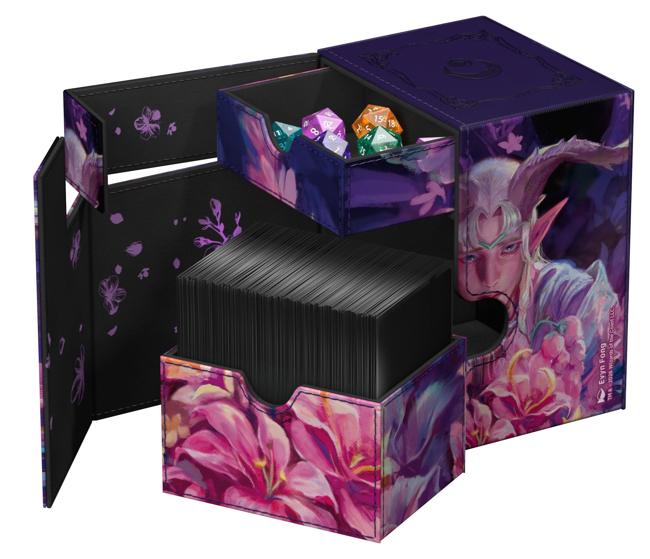 Image for Flip 'n' Tray XenoSkin Magic: The Gathering Lorwyn Eclipsed - Dawnhand Eulogist (Holds 133+) - Deck Boxes