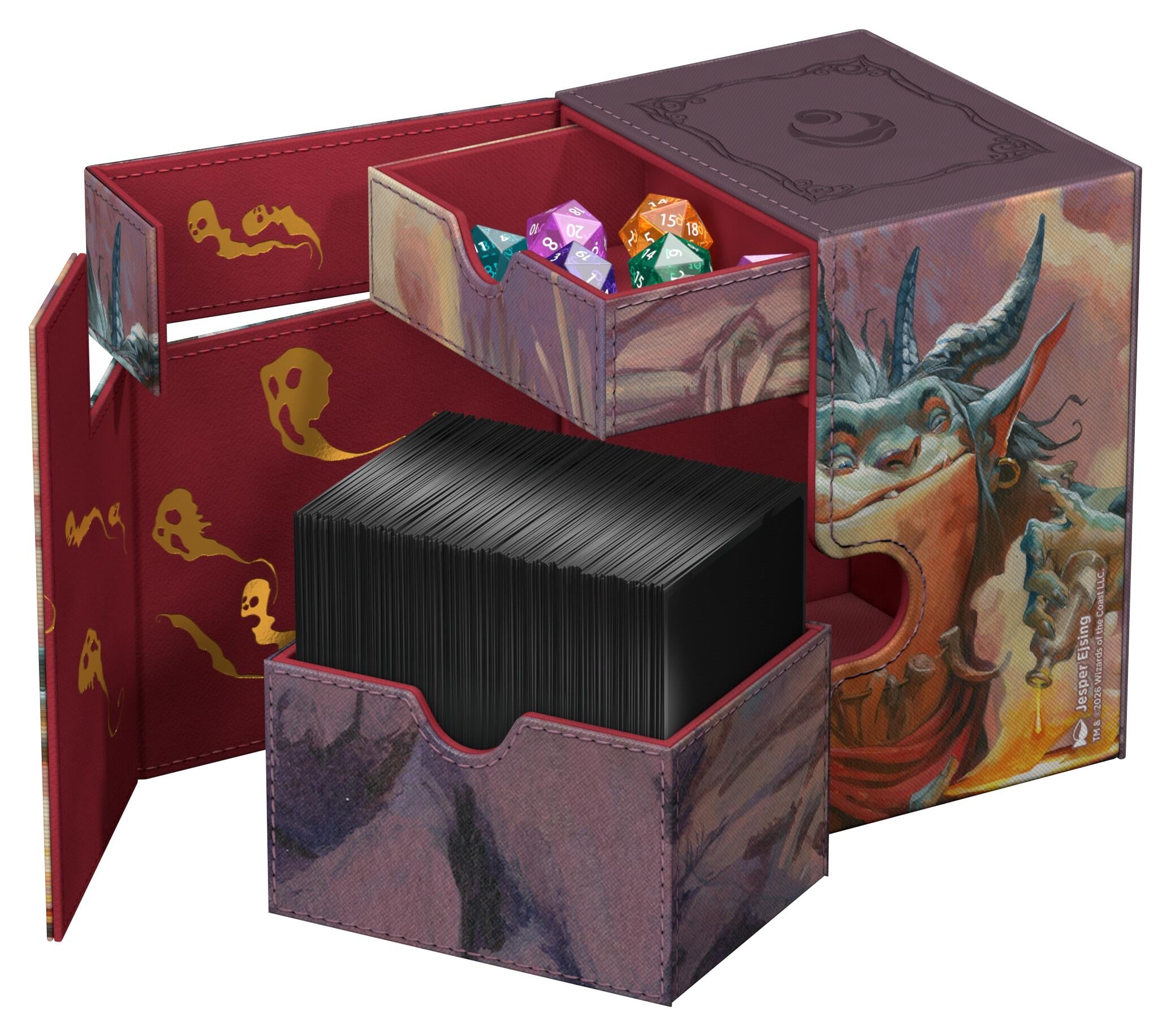 Image for Flip 'n' Tray XenoSkin Magic: The Gathering Lorwyn Eclipsed - Grub, Storied Matriarch (Holds 133+) - Deck Boxes