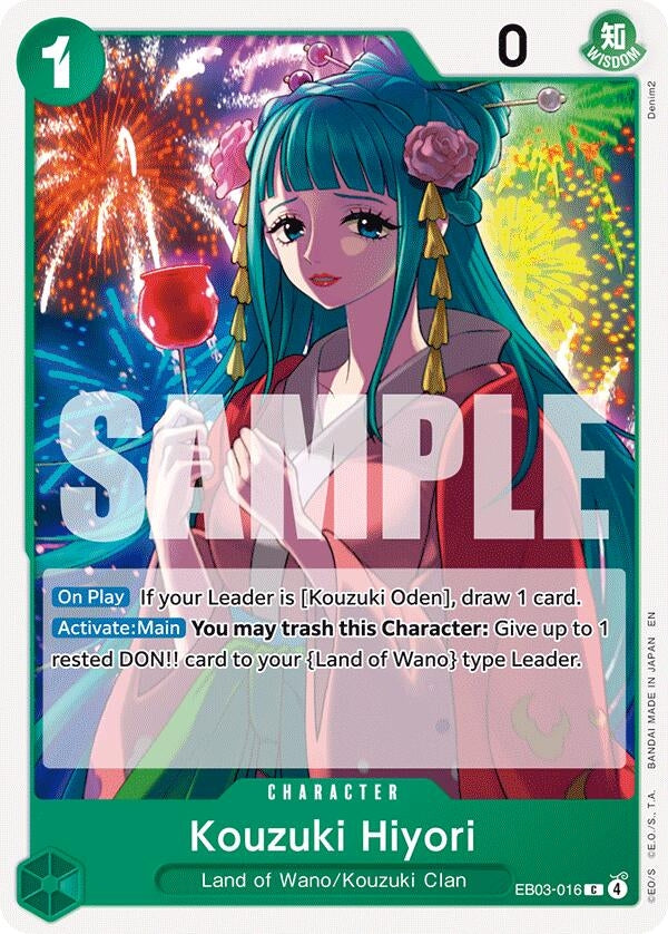 Image for Kouzuki Hiyori (EB03-016) (Extra Booster: One Piece Heroines Edition) (EB-03) - One Piece Card Game