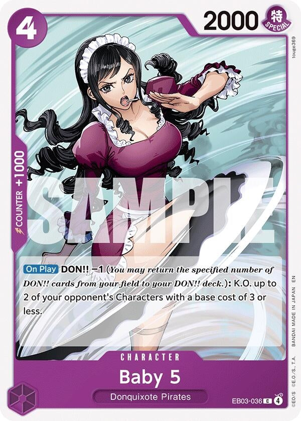 Image for Baby 5 (EB03-036) (Extra Booster: One Piece Heroines Edition) (EB-03) - One Piece Card Game