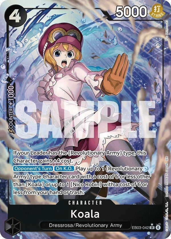 Image for Koala (Alternate Art) (EB03-042) (Extra Booster: One Piece Heroines Edition) (EB-03) - One Piece Card Game