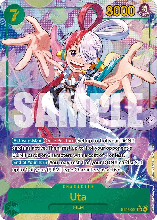 Image for Uta (061) (Alternate Art) (EB03-061) (Extra Booster: One Piece Heroines Edition) (EB-03) - One Piece Card Game