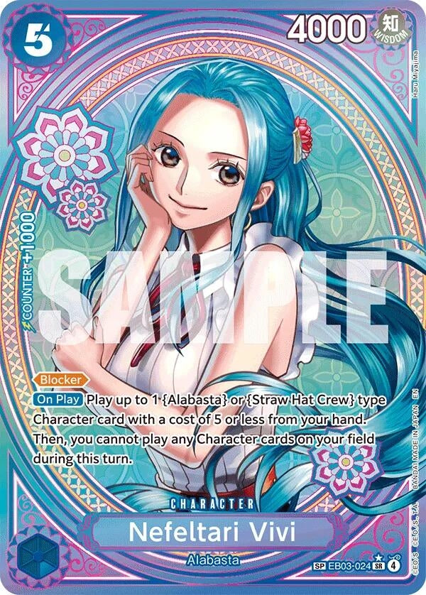 Image for Nefeltari Vivi (024) (SP) (EB03-024) (Extra Booster: One Piece Heroines Edition) (EB-03) - One Piece Card Game