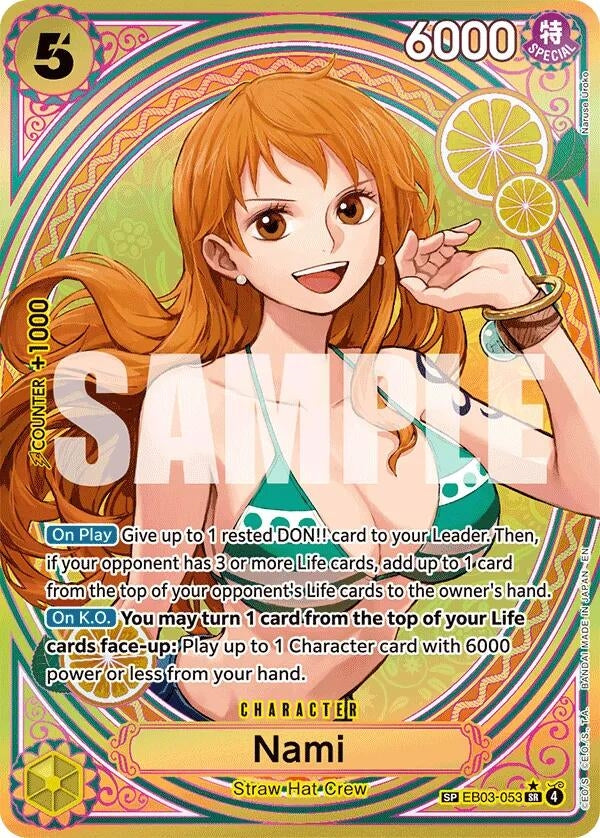 Image for Nami (053) (SP) (EB03-053) (Extra Booster: One Piece Heroines Edition) (EB-03) - One Piece Card Game