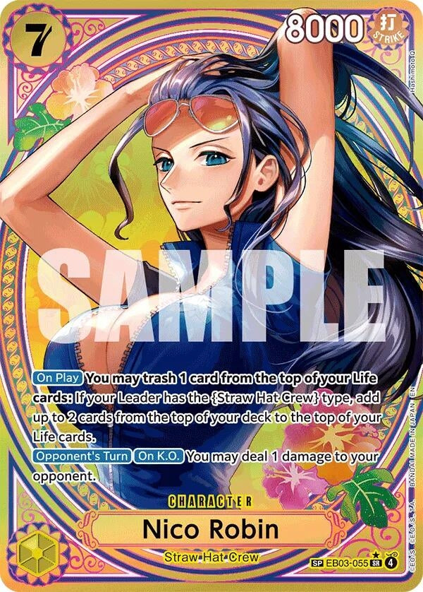 Image for Nico Robin (055) (SP) (EB03-055) (Extra Booster: One Piece Heroines Edition) (EB-03) - One Piece Card Game