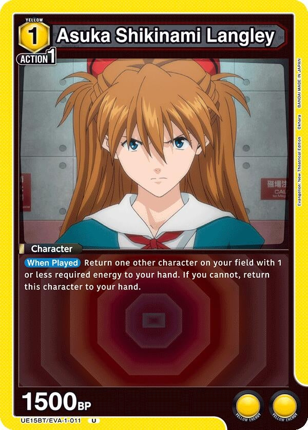 Image for Asuka Shikinami Langley (011) (UE15BT/EVA-1-011) (UE15BT: Evangelion: New Theatrical Edition) (UE15BT) - Union Arena