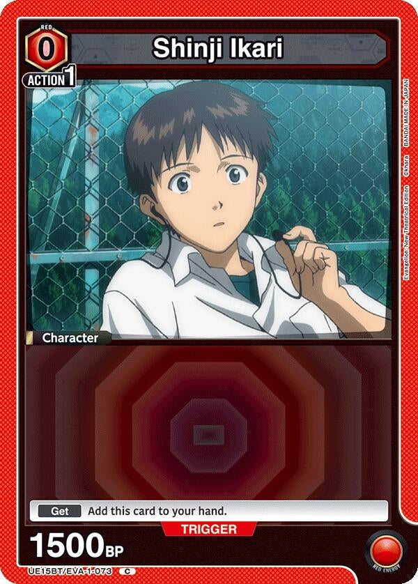 Image for Shinji Ikari (073) (UE15BT/EVA-1-073) (UE15BT: Evangelion: New Theatrical Edition) (UE15BT) - Union Arena