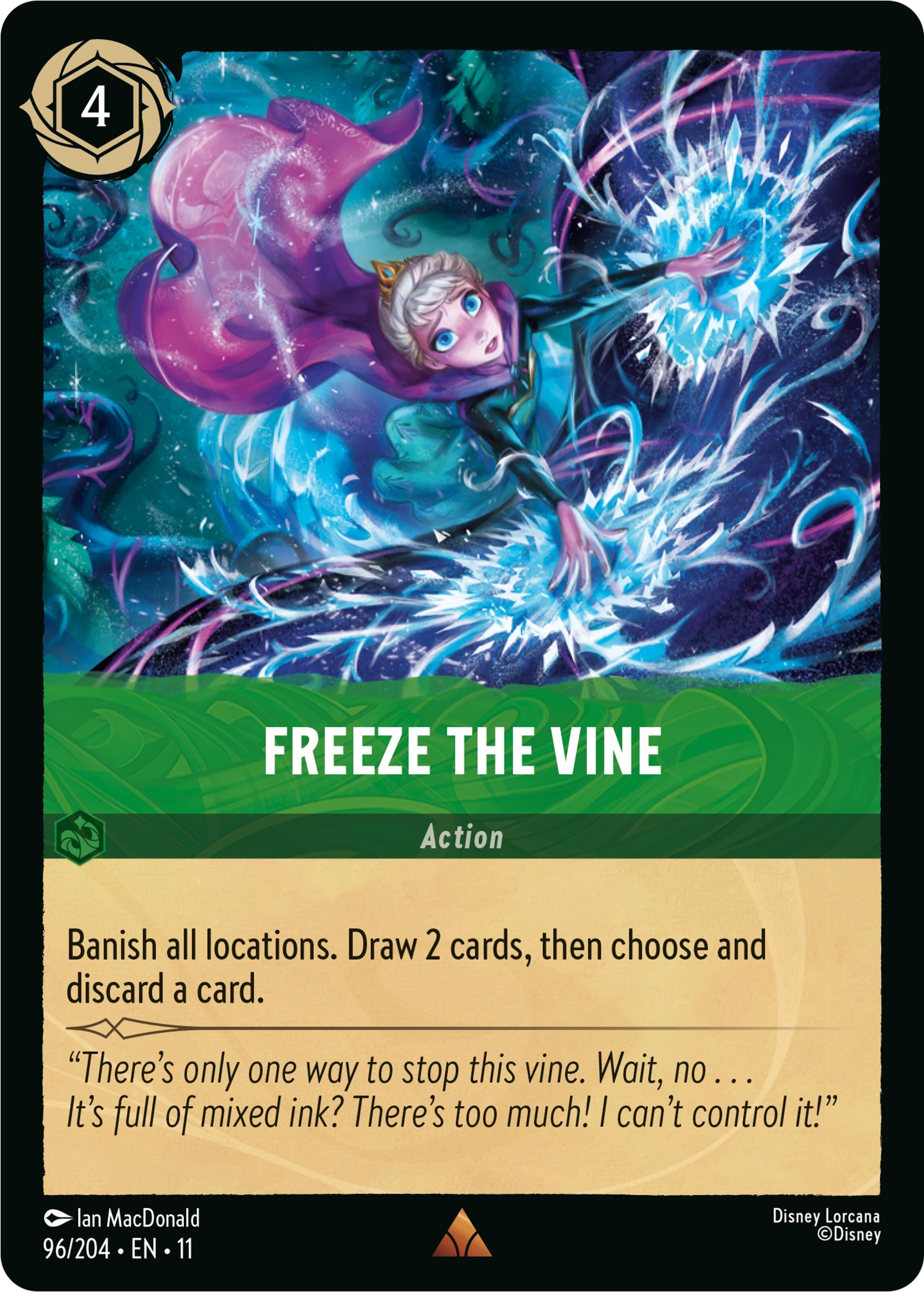 Image for Freeze the Vine (96/204) (Winterspell) (11) - Disney Lorcana