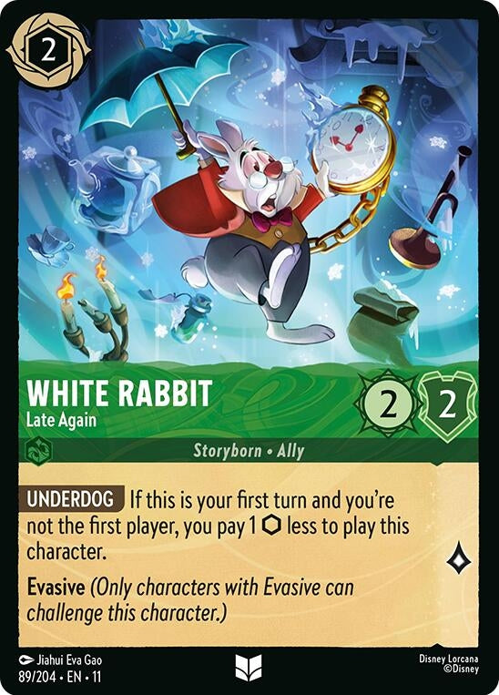 Image for White Rabbit - Late Again (89/204) (Winterspell) (11) - Disney Lorcana