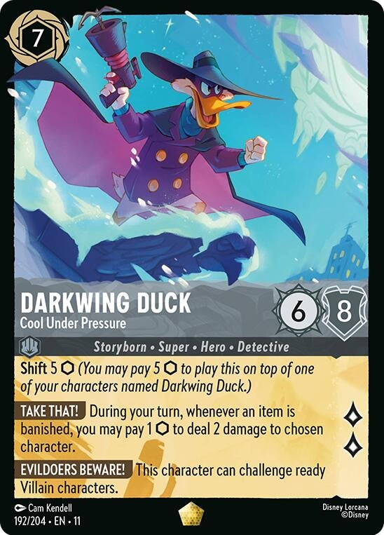 Image for Darkwing Duck - Cool Under Pressure (192/204) (Winterspell) (11) - Disney Lorcana