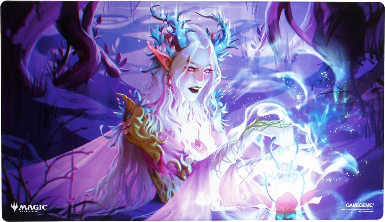 Image for Magic: The Gathering Lorwyn Eclipsed Shiny Playmat - Twilight Diviner - Playmats