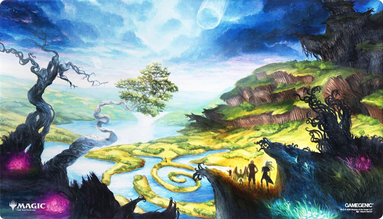 Image for Magic: The Gathering Lorwyn Eclipsed Shiny Playmat - Evolving Wilds - Playmats
