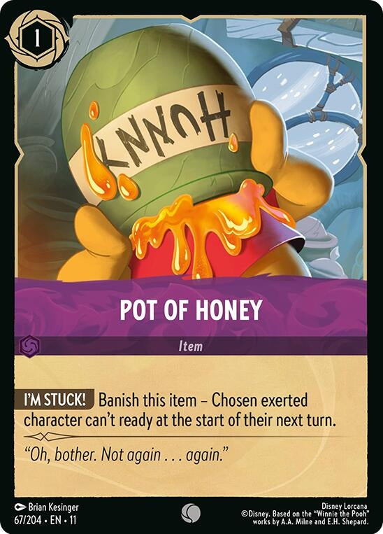 Image for Pot of Honey (67/204) (Winterspell) (11) - Disney Lorcana