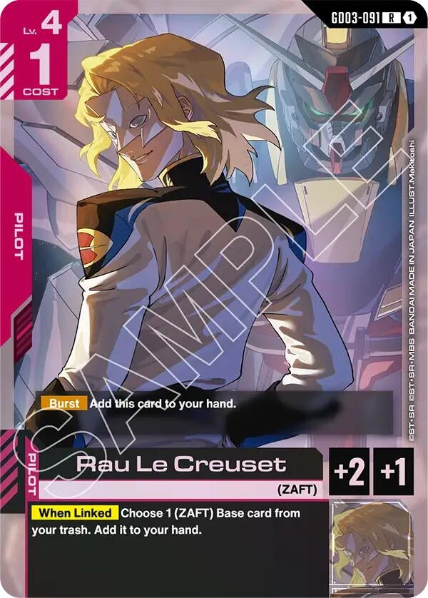 Image for Rau Le Creuset (GD03-091) (Steel Requiem) (GD03) - Gundam Card Game