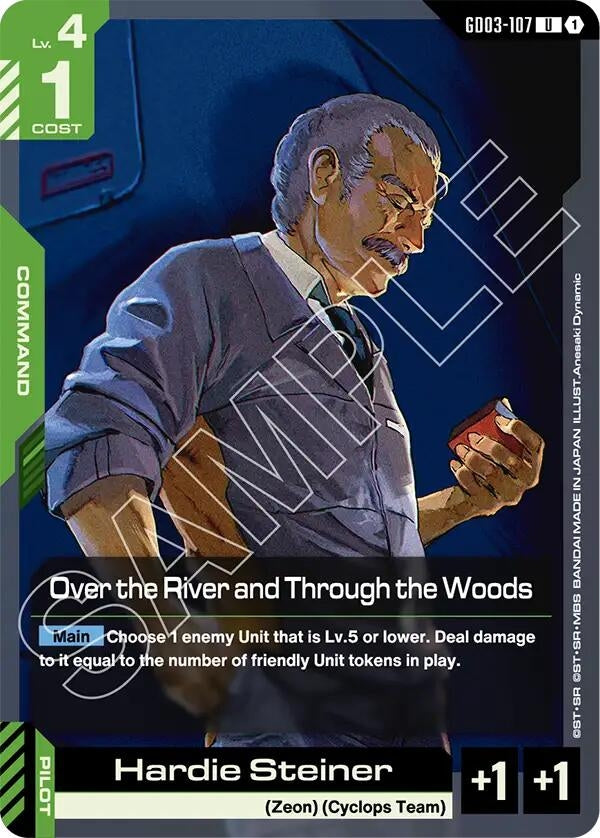 Image for Over the River and Through the Woods (GD03-107) (Steel Requiem) (GD03) - Gundam Card Game
