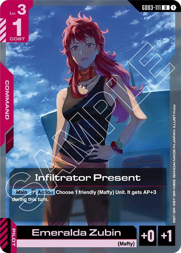 Image for Infiltrator Present (GD03-111) (Steel Requiem) (GD03) - Gundam Card Game