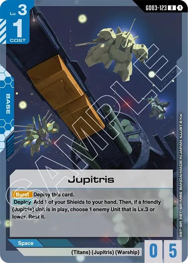 Image for Jupitris (GD03-123) (Steel Requiem) (GD03) - Gundam Card Game