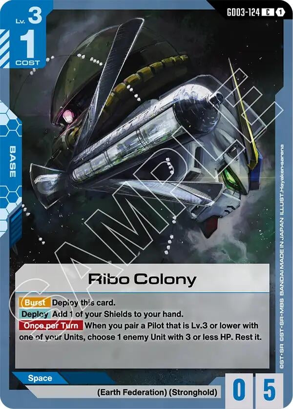 Image for Ribo Colony (GD03-124) (Steel Requiem) (GD03) - Gundam Card Game