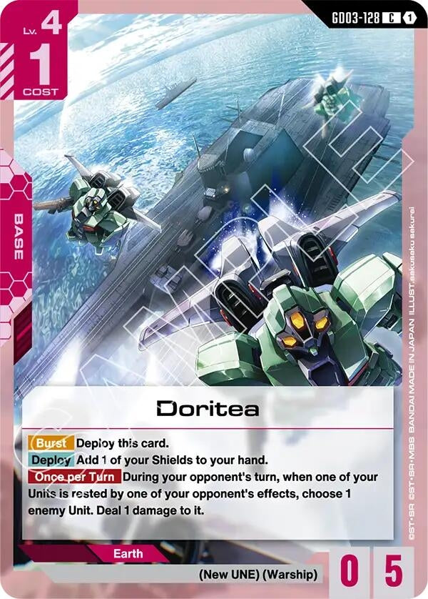 Image for Doritea (GD03-128) (Steel Requiem) (GD03) - Gundam Card Game