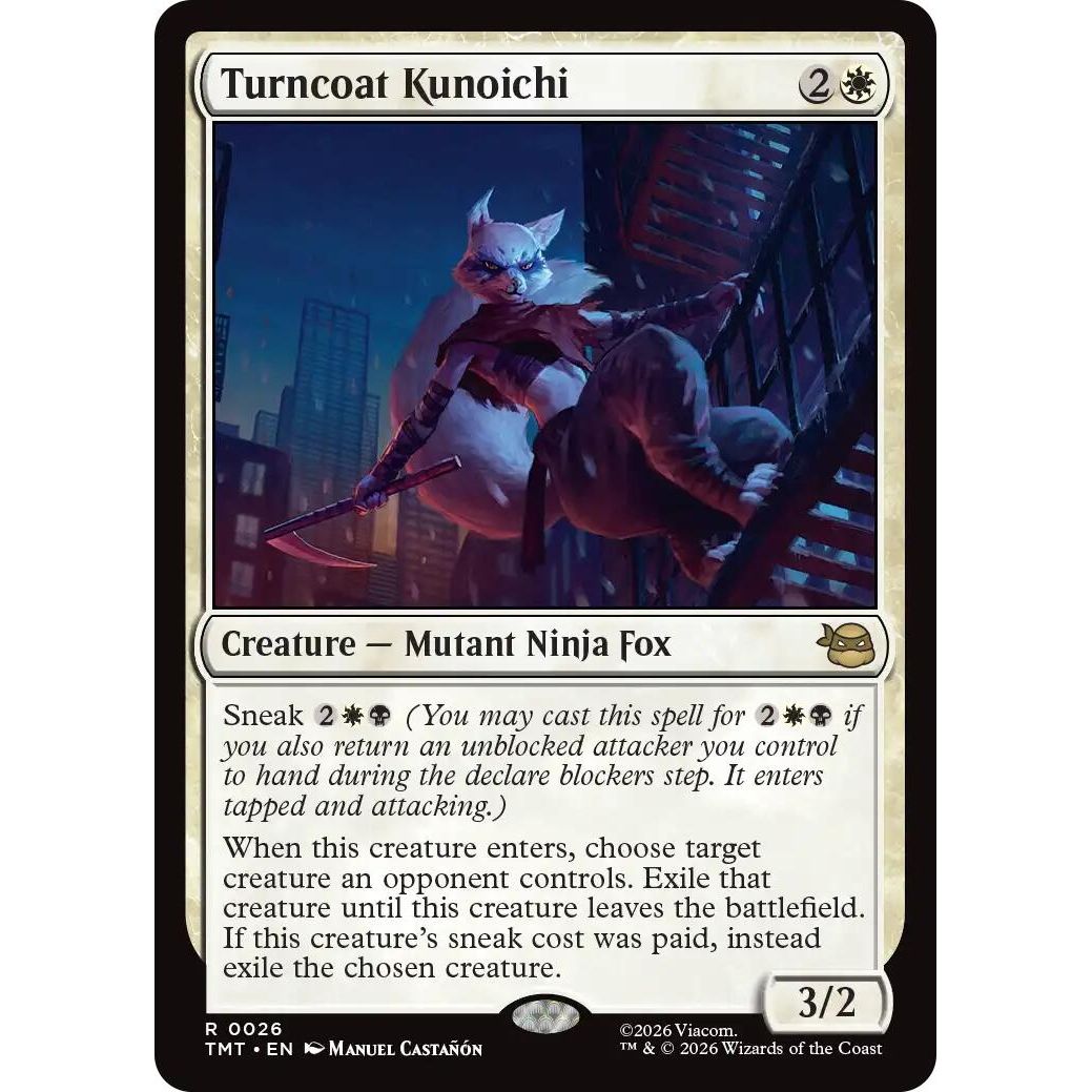 Image for Turncoat Kunoichi (26) (Teenage Mutant Ninja Turtles) - Magic: The Gathering