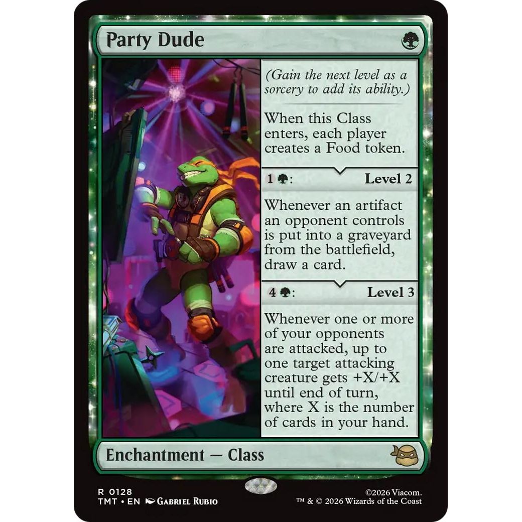Image for Party Dude (128) (Teenage Mutant Ninja Turtles) - Magic: The Gathering