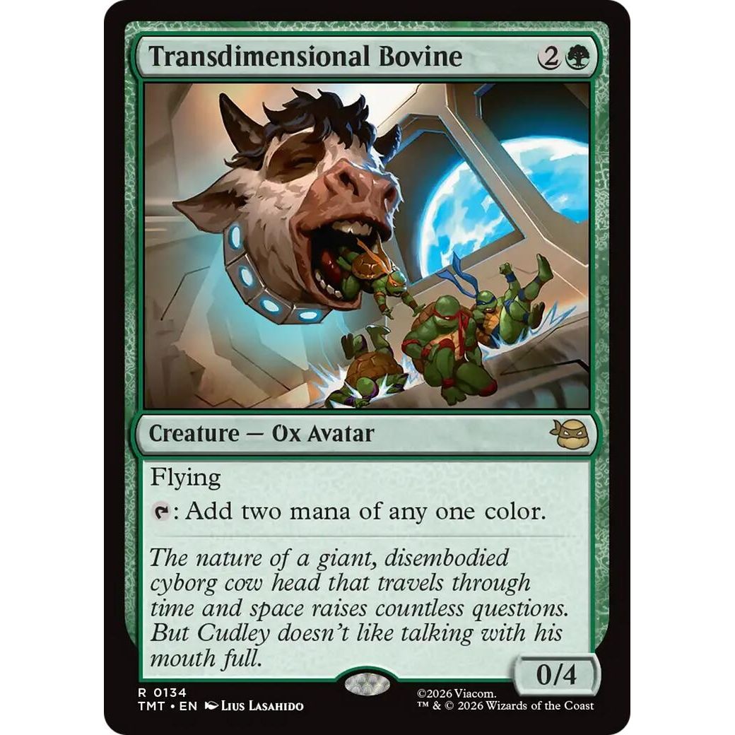 Image for Transdimensional Bovine (134) (Teenage Mutant Ninja Turtles) - Magic: The Gathering