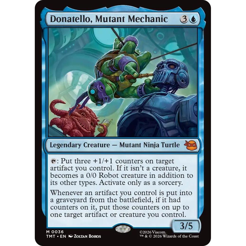 Image for Donatello, Mutant Mechanic (36) (Teenage Mutant Ninja Turtles) - Magic: The Gathering