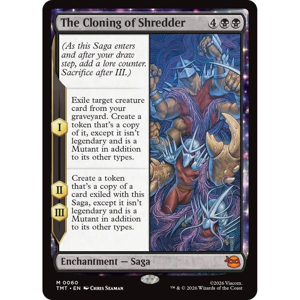 Image for The Cloning of Shredder (60) (Teenage Mutant Ninja Turtles) - Magic: The Gathering