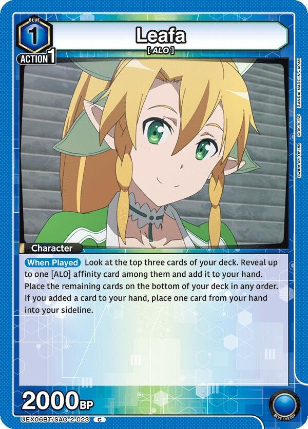 Image for Leafa (023) (UEX06BT/SAO-2-023) (UEX06BT: Sword Art Online Vol.2) (UEX06BT) - Union Arena