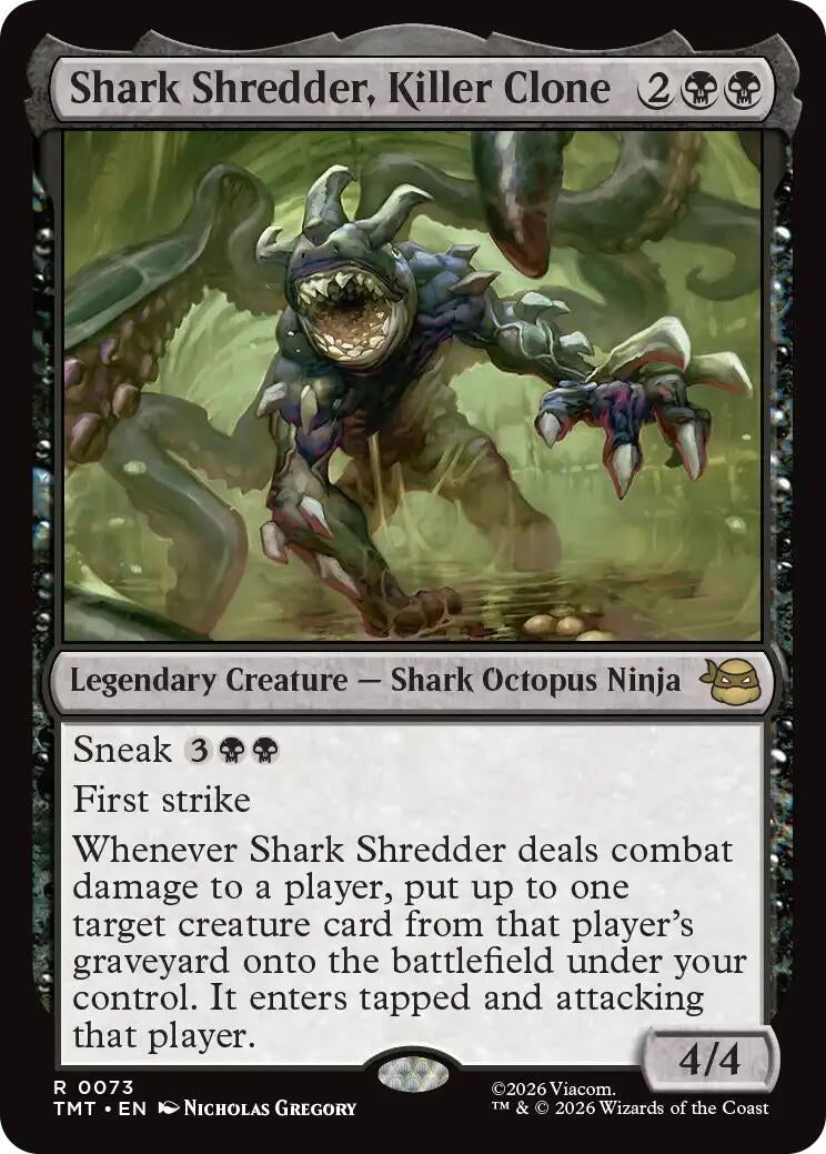 Image for Shark Shredder, Killer Clone (73) (Teenage Mutant Ninja Turtles) - Magic: The Gathering
