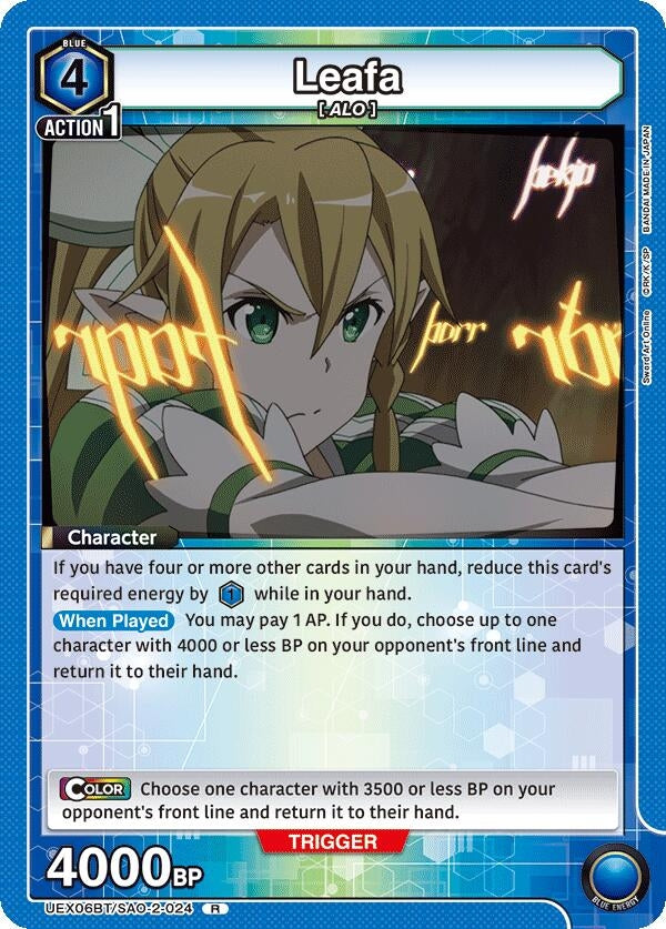 Image for Leafa (024) (UEX06BT/SAO-2-024) (UEX06BT: Sword Art Online Vol.2) (UEX06BT) - Union Arena