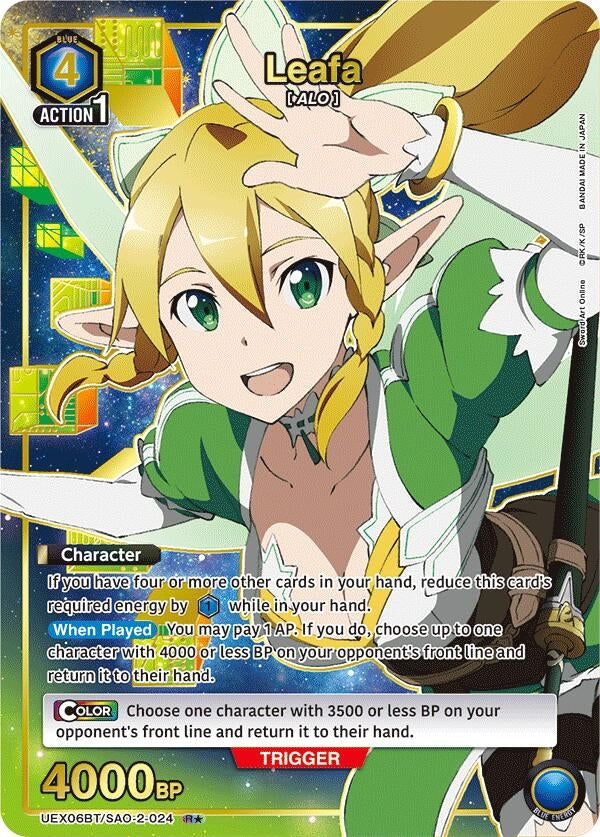 Image for Leafa (024) (R*) (UEX06BT/SAO-2-024) (UEX06BT: Sword Art Online Vol.2) (UEX06BT) - Union Arena