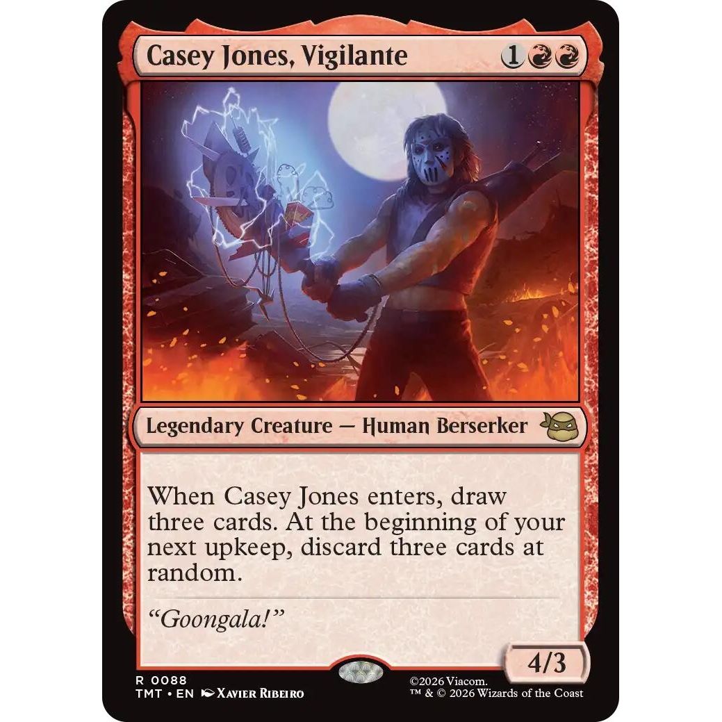 Image for Casey Jones, Vigilante (88) (Teenage Mutant Ninja Turtles) - Magic: The Gathering