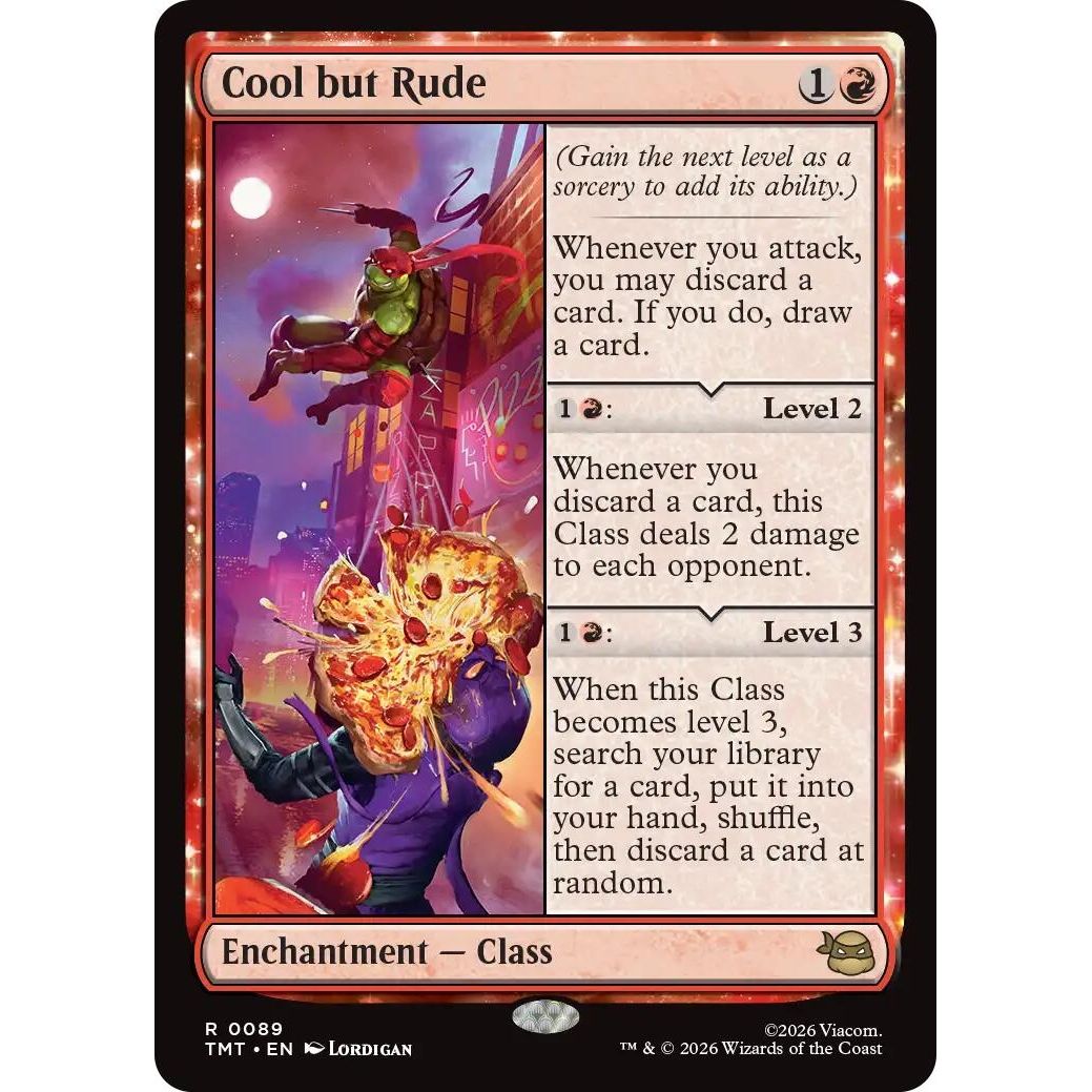 Image for Cool but Rude (89) (Teenage Mutant Ninja Turtles) - Magic: The Gathering