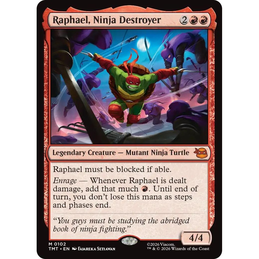 Image for Raphael, Ninja Destroyer (102) (Teenage Mutant Ninja Turtles) - Magic: The Gathering
