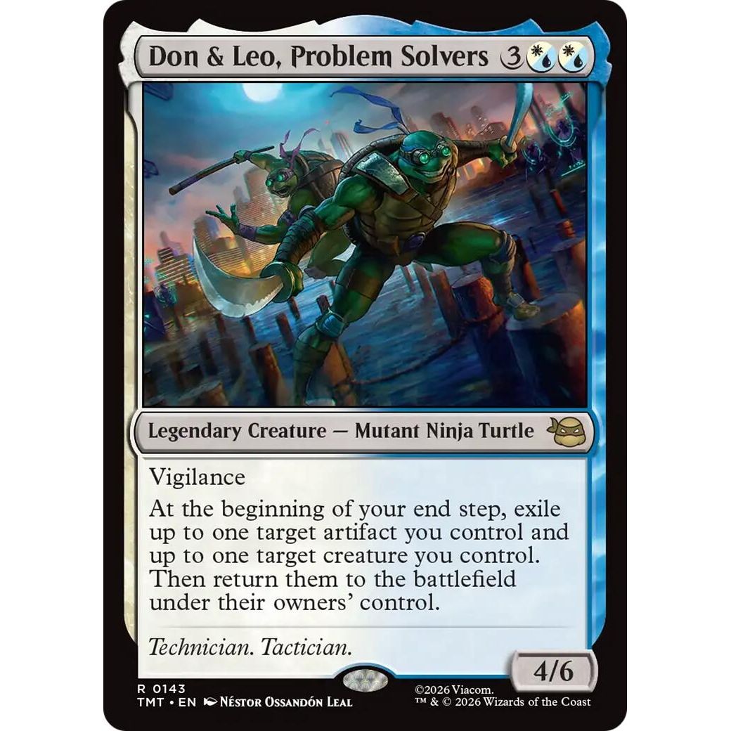Image for Don & Leo, Problem Solvers (143) (Teenage Mutant Ninja Turtles) - Magic: The Gathering