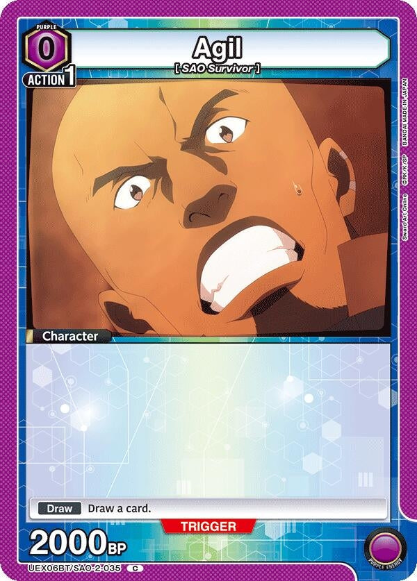 Image for Agil (035) (UEX06BT/SAO-2-035) (UEX06BT: Sword Art Online Vol.2) (UEX06BT) - Union Arena