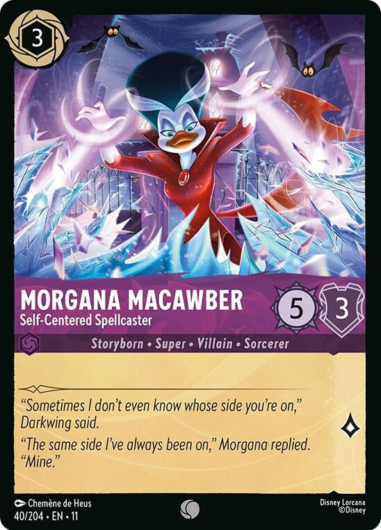 Image for Morgana Macawber - Self-Centered Spellcaster (40/204) (Winterspell) (11) - Disney Lorcana