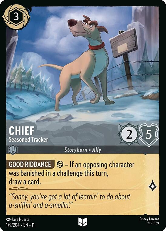 Image for Chief - Seasoned Tracker (179/204) (Winterspell) (11) - Disney Lorcana