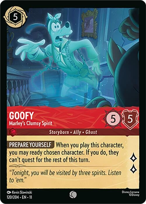 Image for Goofy - Marley's Clumsy Spirit (120/204) (Winterspell) (11) - Disney Lorcana