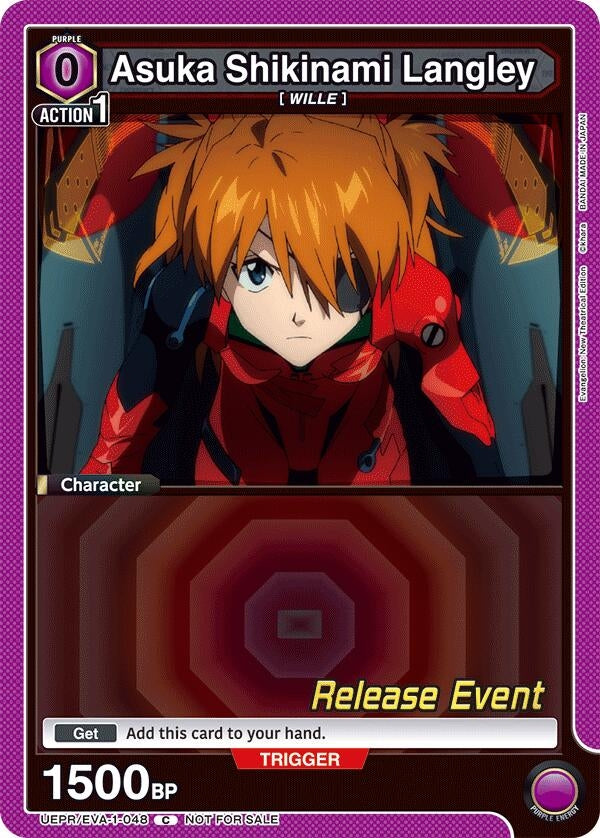 Image for Asuka Shikinami Langley (048) (UEPR/EVA-1-048) (UE15BT: Evangelion: New Theatrical Edition Release Event Cards) (UE15BT_RE) - Union Arena