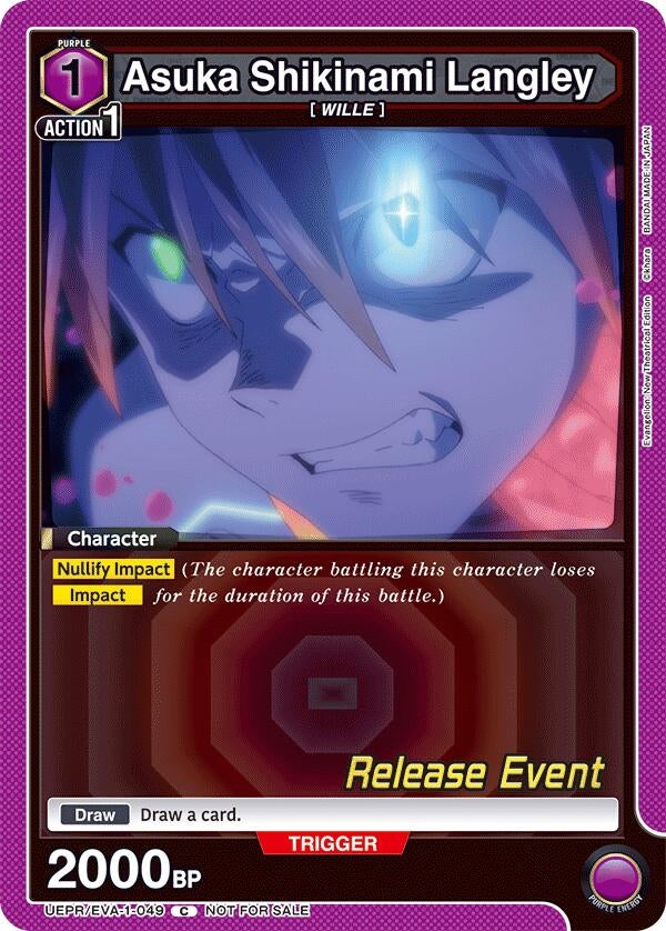 Image for Asuka Shikinami Langley (049) (UEPR/EVA-1-049) (UE15BT: Evangelion: New Theatrical Edition Release Event Cards) (UE15BT_RE) - Union Arena