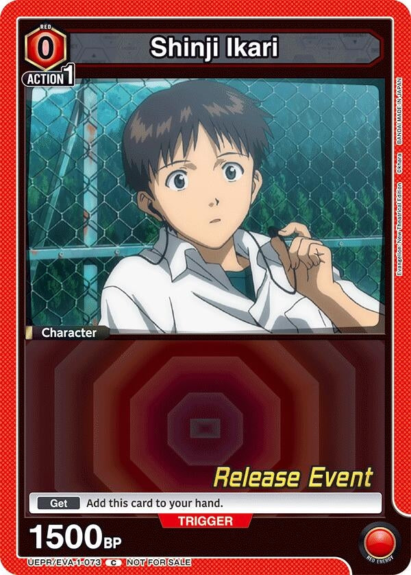 Image for Shinji Ikari (073) (UEPR/EVA-1-073) (UE15BT: Evangelion: New Theatrical Edition Release Event Cards) (UE15BT_RE) - Union Arena