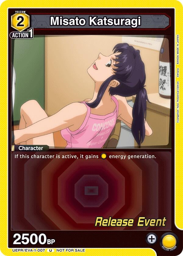 Image for Misato Katsuragi (007) (UEPR/EVA-1-007) (UE15BT: Evangelion: New Theatrical Edition Release Event Cards) (UE15BT_RE) - Union Arena